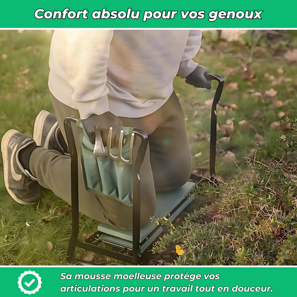 Banc de Jardinage – Travaillez Sans Douleur et Profitez Sans Effort pour Vos Activités de Jardinage