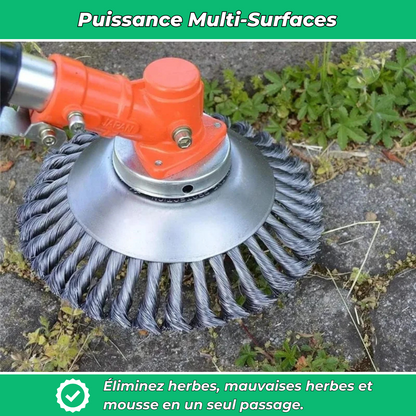 D40 PRO Tête de Débroussailleuse Performante – Coupe Précise et Rapide pour Jardinage Efficace