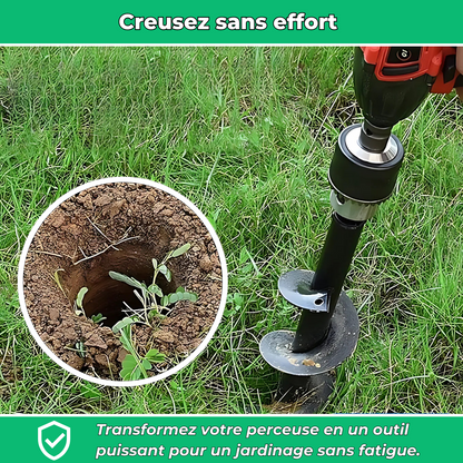 Foret de Terre pour Perceuse – Plantation Rapide et Facile pour Jardinage Efficace