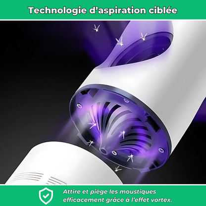 Lampe siphon anti-moustiques puissante et silencieuse