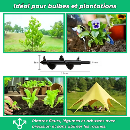 Foret de Terre pour Perceuse – Plantation Rapide et Facile pour Jardinage Efficace