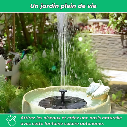 Mini Fontaine Solaire Autonome – Embellit et Dynamise Votre Jardin en un Instant