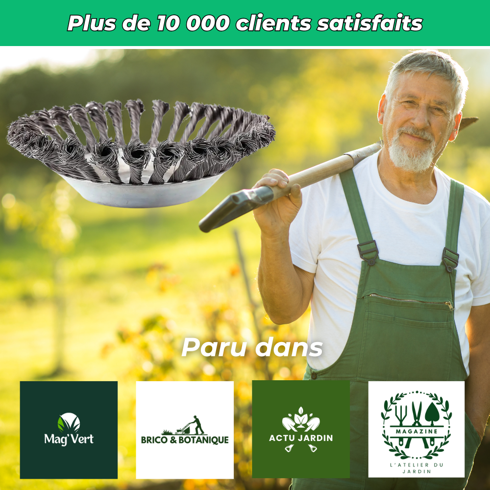 D40 PRO Tête de Débroussailleuse Performante – Coupe Précise et Rapide pour Jardinage Efficace