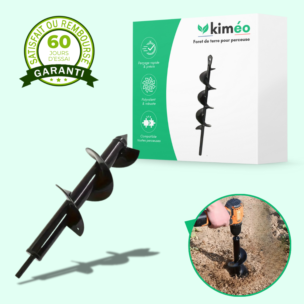 Foret de Terre pour Perceuse – Plantation Rapide et Facile pour Jardinage Efficace